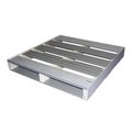 Jifram Extrusions Jifram Extrusions 05000103 36 in. X 36 in. Lipped 2-Way Entry Recycled Plastic Pallet 05000103 with 2000 pound weight capacity 5000103